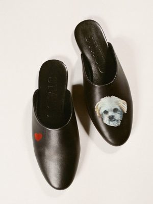 CUSTOM ABBY SLIPPER | BLACK