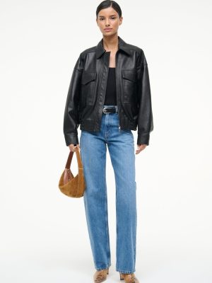 EUGENE LEATHER JACKET | BLACK