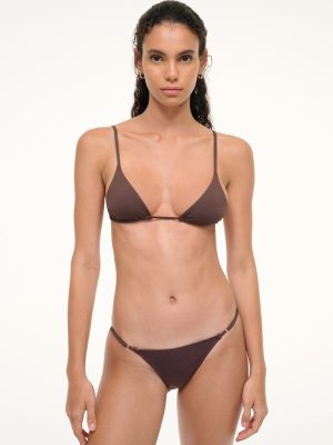 ALEXIS BIKINI TOP | DARK CHOCOLATE