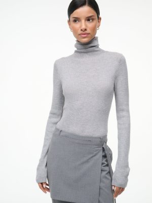 TONI SUPERFINE CASHMERE SWEATER | ASH GREY