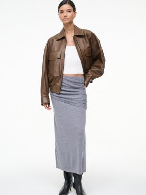 WILMA SKIRT | HEATHER GREY