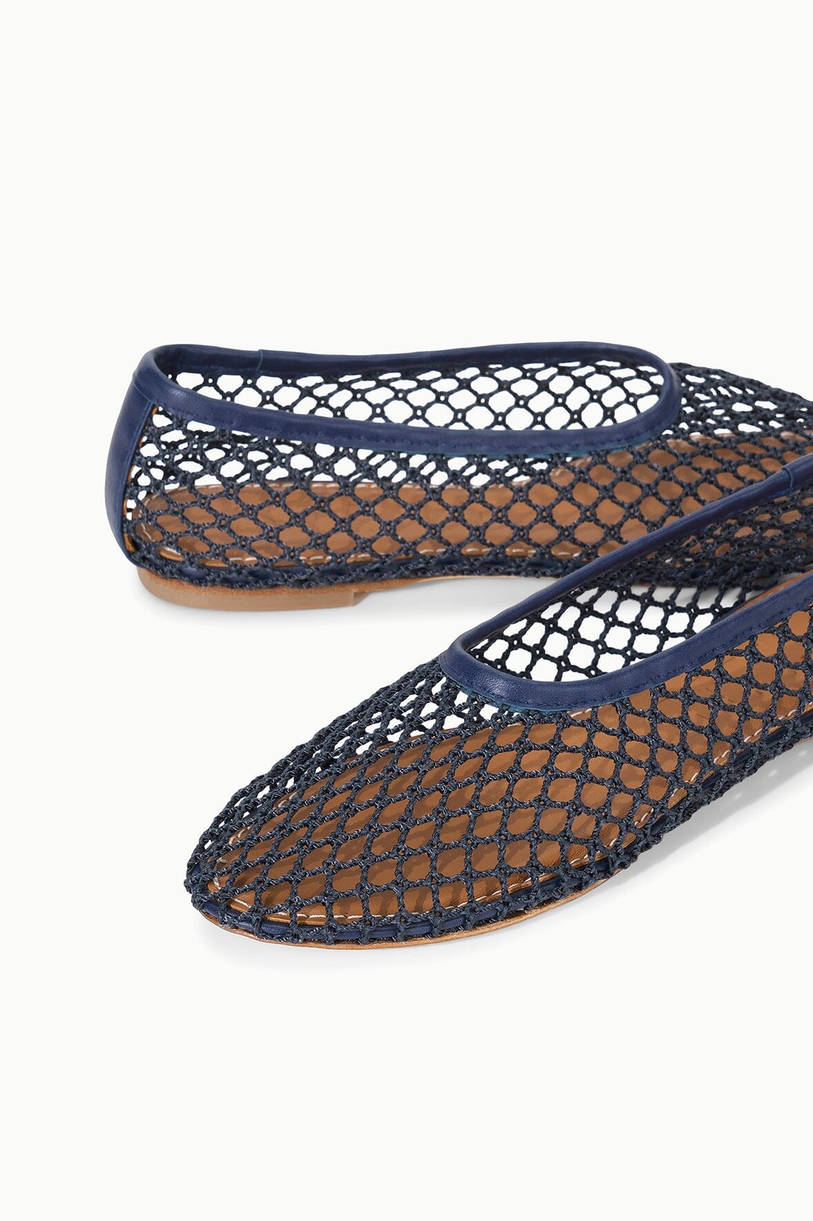 ALBA BALLET FLAT | NAVY NETTING - Image 6