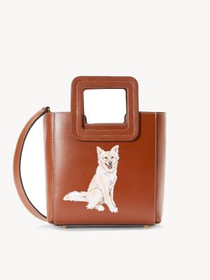 CUSTOM MINI SHIRLEY LEATHER BAG | TAN