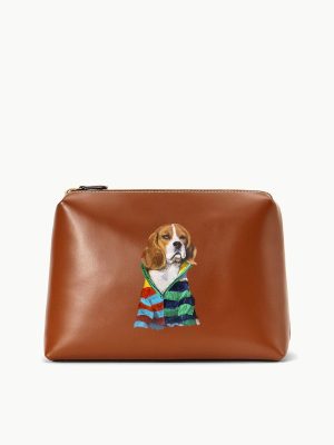 CUSTOM SHIRLEY POUCH | TAN