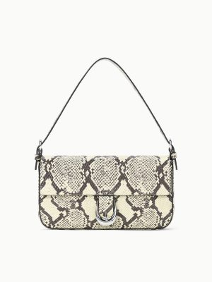 HARLOW BAG | WHITE SNAKE