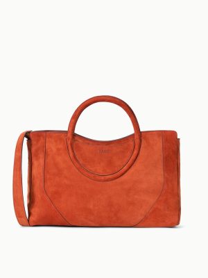 MAUDE SATCHEL | AUBURN SUEDE