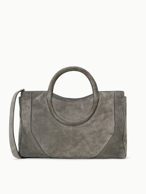 MAUDE SATCHEL | STORM SUEDE