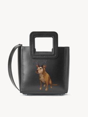 CUSTOM MINI SHIRLEY LEATHER BAG | BLACK