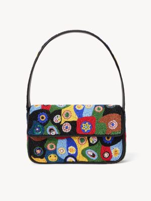 TOMMY BEADED BAG | BLACK MILLEFIORI