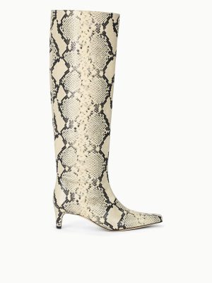 WALLY BOOT | WHITE SNAKE